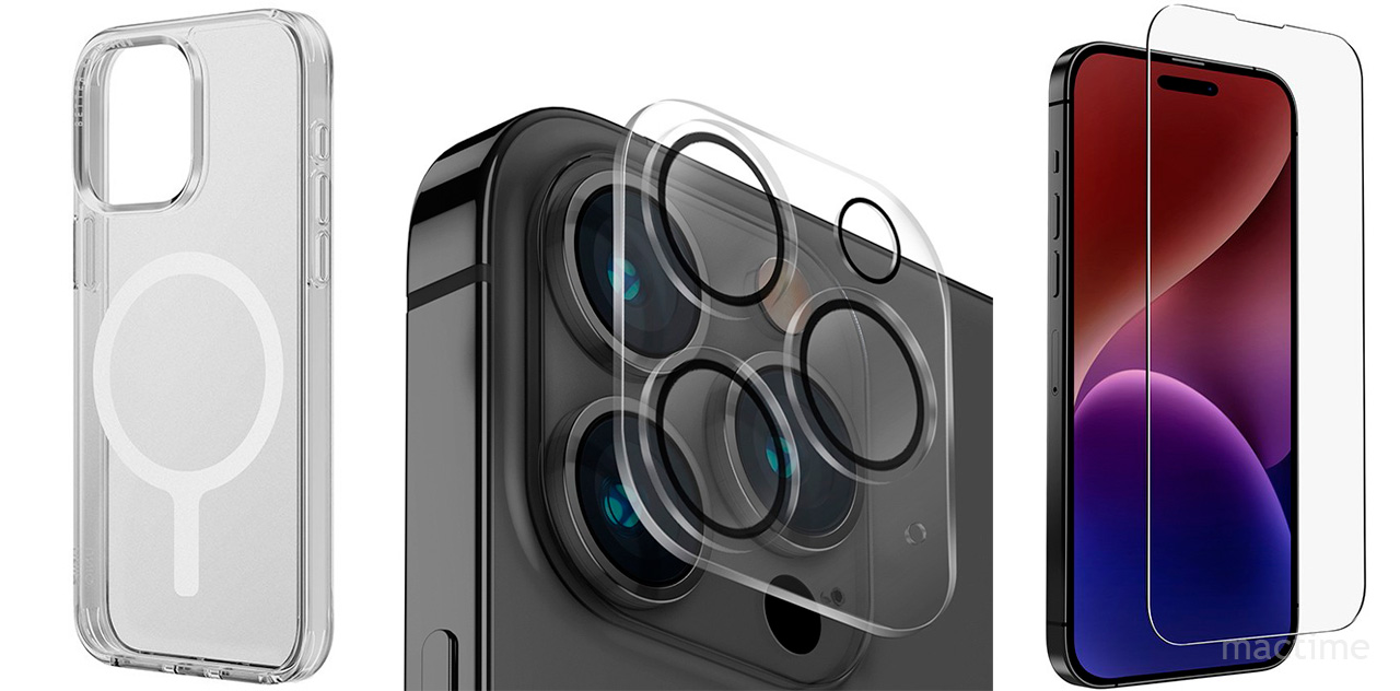 Набор Uniq Bundle 360 Clear MagSafe для iPhone 15 Pro Max